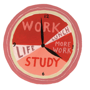 Balancing work and study